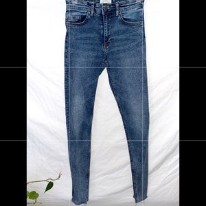 H&M Medium Wash High Rise Skinny Jeans Size 4